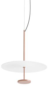 Linea Light CA086DBEWDI Stilo_P, závěsné svítidlo pro nepřímé osvětlení, 13W LED 3000K, bílá/béžovo-červená, prům. 34,5cm