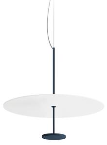 Linea Light CA087DLUWDI Stilo_P, závěsné svítidlo pro nepřímé osvětlení, 21W LED 3000K, bílá/modrá, prům. 54,5cm