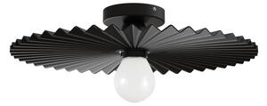 Linea Light CA024ABBEZZ Doge_S, moderní černé stropní/nástěnné svítidlo, 1x22W E27, průměr 38,7cm