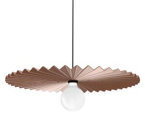 Linea Light CA021ABEEZZ Doge_P, moderní béžovo-červené závěsné svítidlo, 1x22W E27, průměr 58,4cm