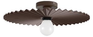 Linea Light CA024ADBEZZ Doge_S, moderní hnědé stropní/nástěnné svítidlo, 1x22W E27, průměr 38,7cm