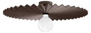 Linea Light CA023ADBEZZ Doge_S, moderní hnědé stropní/nástěnné svítidlo, 1x22W E27, průměr 58,4cm