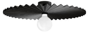 Linea Light CA023ABBEZZ Doge_S, moderní černé stropní/nástěnné svítidlo, 1x22W E27, průměr 50cm