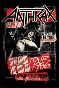 Plakát, Obraz - Anthrax - Spreading the Disease