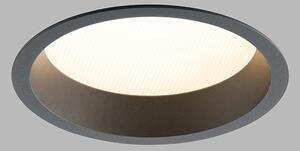 LED2 2550273 Zeta 2 S, černé svítidlo pro zapuštění, 6/14W LED 2700K/3000K/4000K, ⌀13,6cm, IP44