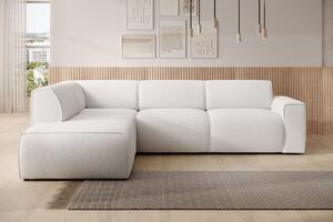 Designová sedací souprava OSKARA L - bílá, levý roh