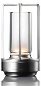 Ambientec Turn+ Stainless Steel, bateriová lampička z nerezi, LED 1900-2400K dotykové stmívání, Ø8,9x16,5cm, IP66