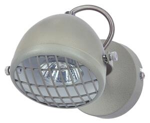 Nástěnné industriální bodové svítidlo PENT - 1xGU10, 50W, šedé