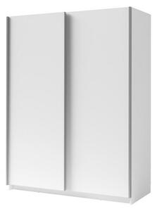 Široká šatní skříň 180 cm LORICA - bílá