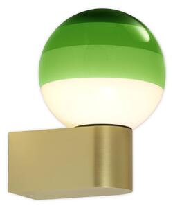 Nástěnné svítidlo LED MARSET Dipping Light A1, zelené/zlaté