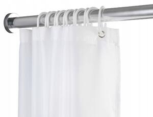 Flexibilní sprchová tyč Wenko 110-185 x 2,8 mm stříbrná