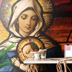 Tapeta Panna Maria s Ježíškem - 450x300 cm