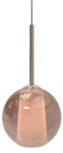 Sikrea 5711 Emy, moderní závěsné svítidlo z ručně foukaného měděného skla, 1xE27, Ø20cm
