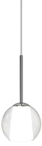 Sikrea 4424 Emy, moderní závěsné svítidlo z ručně foukaného čirého skla, 1xG9, Ø10cm