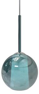 Sikrea 5735 Emy, moderní závěsné svítidlo z ručně foukaného petrolejového skla, 1xE27, Ø20cm