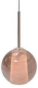 Sikrea 5797 Emy, moderní závěsné svítidlo z ručně foukaného měděného skla, 1xE27, Ø25cm