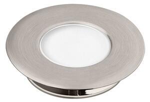 Linea Light C00477NKWXF Vissa_R, zápustné svítidlo do podlahy, 0,7W LED 3000K, kartáč nikl, prům.3,5cm