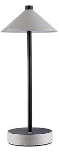 Paulmann 71176 Pellini, béžová stolní lampička na baterii, 2W LED 3000-6500K, výška 37cm