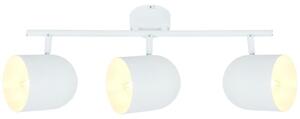Stropní bodové osvětlení AZURO - 3xE27, 40W, bílé