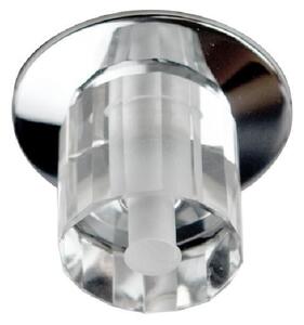Stropní vestavné kulaté osvětlení KENAI - 1xG4, 20W, chromované