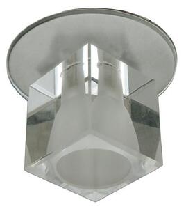 Stropní podhledové osvětlení WASSILA - 1xG4, 20W, hranaté, stříbrné