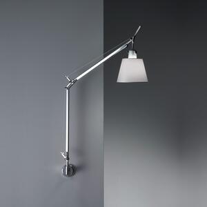 Artemide 42TOL Tolomeo Basculante 180 Parette, nástěnná lampa do závuvky s vypínačem, satinové stínítko, 1x8W LED E27, max. výška 111,7cm