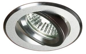 Zápustné stropní bodové světlo MINELIA - 1xGU5,3, MR16, 50W, 8,2cm, kulaté, stříbrné