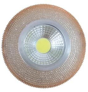 Stropní LED podhledové osvětlení GALLATIN - 5W, 4200K (denní bílá), 10cm, kulaté, jantarové