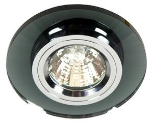 Stropní kulaté vestavné osvětlení COLVILLE - 1xGU5,3, MR16, 50W, černé