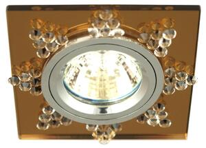 Podhledové stropní designové osvětlení LACONNER - 1xGU5,3, MR16, 50W, hranaté, jantarové