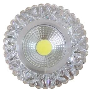 Stropní LED podhledové svítidlo GALLATIN - 5W, 4200K (denní bílá), 10cm, kulaté, čiré