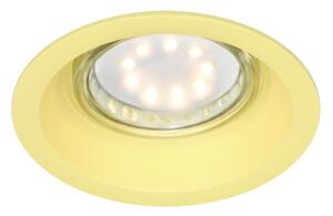Podhledové stropní kulaté osvětlení CAMAS - 1xGU10, 35W, žluté