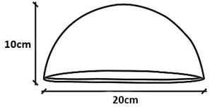 Nordlux 21651003 Scorpius, polokruhové svítidlo v černé úpravě pro venkovní použití, 1xE14 max 40W, šířka 20cm, IP23