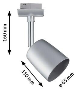 Paulmann 95335 Cover, spot pro Urail system, max. 1x10W GU10, matný chrom/chrom