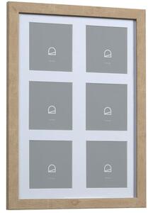 Světle hnědý dřevěný fotorámeček Kave Home Luah 25 x 36 cm