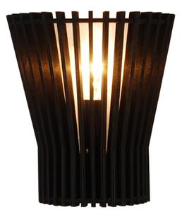 Designové nástěnné osvětlení OSAKA - 1xE14, 40W, černé