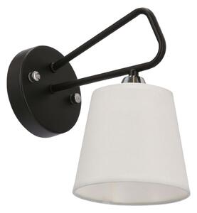 Moderní nástěnné osvětlení MORLEY - 1xE14, 60W, černé / bílé