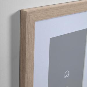 Světle hnědý dřevěný fotorámeček Kave Home Luah 39 x 49 cm