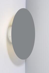 Moderní nástěnné LED osvětlení HOLAR - 6W, 4000K (denní bílá), 15cm, kulaté, šedé
