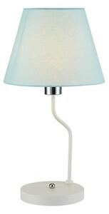 Stolní moderní lampa LUMINOR - 1xE14, 60W, modrá / bílá
