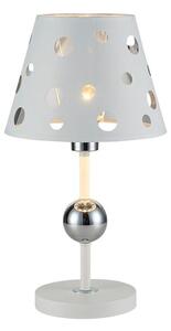 Stolní moderní lampa BATLEY - 1xE14, 60W, bílá