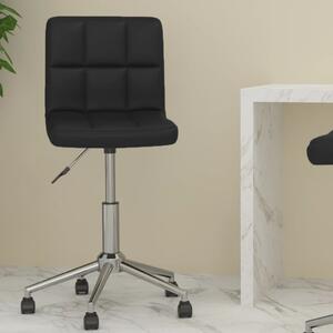 Otočná kancelářská židle černá umělá kůže