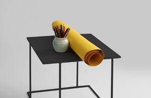 Nordic Design Černý kovový konferenční stolek Valter 50 x 50 cm
