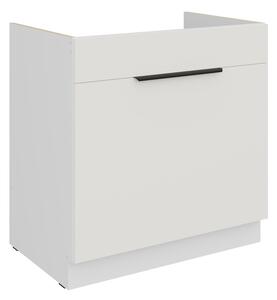 Dolní skříňka na dřez LUNARA - šířka 80 cm, bílá