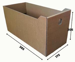 KARTON PAK Úložné boxy na oblečení, organizéry do skříně EKO KARTON 18x40x21cm - zásuvka