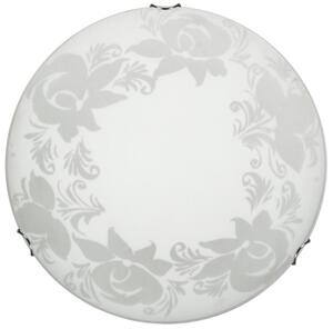 Moderní nástěnné / stropní osvětlení BERIS - 1xE27, 60W, 30cm, kulaté, bílé