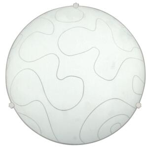 Nástěnné / stropní moderní osvětlení MALIBU - 2xE27, 60W, 40cm, kulaté, bílé