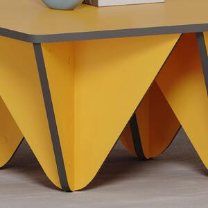 Aldo Konferenční stolek Diamond yellow
