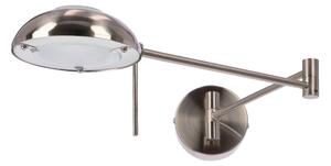 Nástěnná flexibilní lampa ke čtení LARGO - 1xG9, 28W, stříbrná