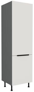 Potravinová skříň LUNARA - šířka 60 cm, bílá / antracit